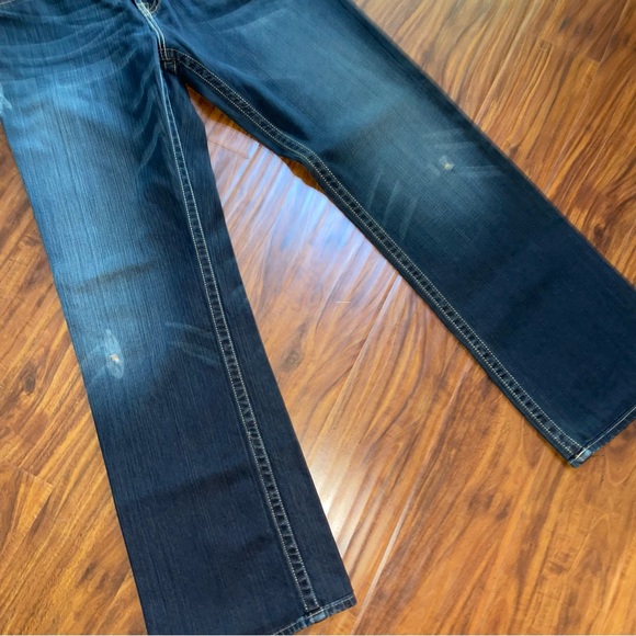 NWOT Big Star Pioneer Boot Cut Jeans 36x32 Distressed - Picture 8 of 9